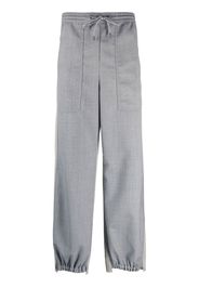 ETRO Pantaloni bicolore con vita elasticizzata - Grigio