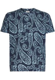 ETRO paisley-print cotton T-shirt - Blu