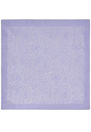 ETRO paisley-print silk pocket square - Viola