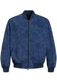 ETRO patterned-jacquard bomber jacket - Blu