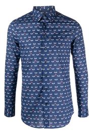 ETRO Camicia con stampa grafica - Blu