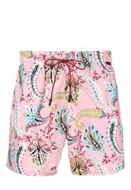 ETRO paisley-print drawstring swim shorts - Rosa