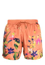 ETRO floral-print swim shorts - Arancione