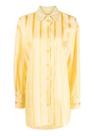 ETRO striped shirt dress - Giallo