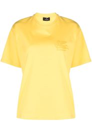 ETRO T-shirt con ricamo - Giallo