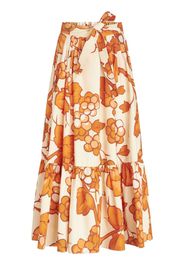 ETRO Gonna graphic-print skirt - Arancione