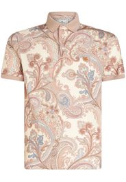 ETRO paisley-print cotton polo shirt - Rosa