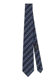 ETRO Cravatta con motivo geometrico - Blu