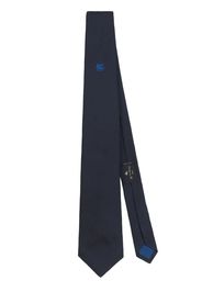 ETRO Cravatta Pegaso con ricamo - Blu