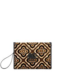 ETRO Trousse make up con motivo jacquard - Toni neutri