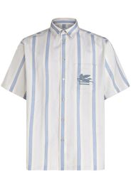 ETRO Camicia Pegaso con ricamo - Bianco