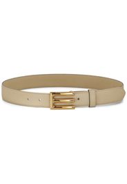 ETRO logo-buckle leather belt - Toni neutri