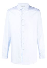 ETRO patterned jacquard cotton shirt - Blu