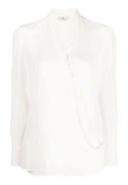 ETRO Blusa con scollo a V - Bianco