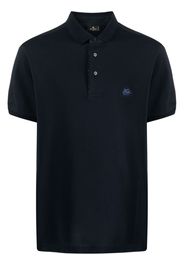 ETRO embroidered-logo polo shirt - Blu