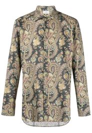 ETRO paisley-print cotton shirt - Marrone