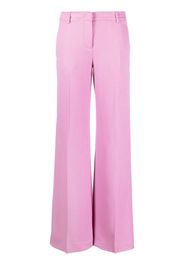 ETRO pressed-crease flared trousers - Rosa