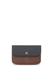 ETRO Portafoglio con stampa paisley - Marrone