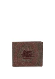 ETRO Pegaso paisley-pattern wallet - Rosso