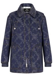ETRO Giacca denim jacquard - Blu
