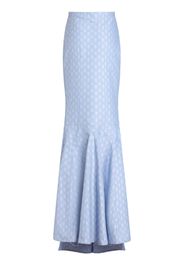 ETRO Gonna con motivo jacquard - Blu