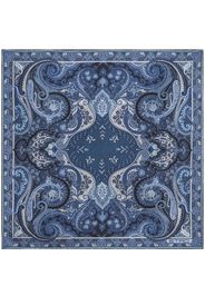 ETRO Fazzoletto da taschino con stampa - Blu
