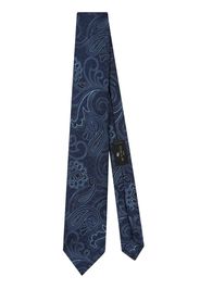 ETRO Cravatta con stampa paisley jacquard - Blu