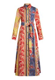 ETRO Summer cotton-blend shirt dress - Rosso