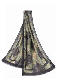 ETRO Sciarpa con bordo sfrangiato - Nero