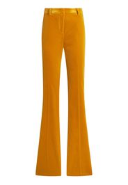 ETRO velvet flared trousers - Nero