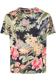 ETRO floral-print lyocell T-shirt - Blu
