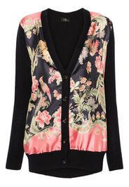 ETRO floral-print cardigan - Blu