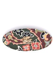 ETRO floral-print hair clip - Verde