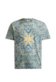 ETRO T-shirt con stampa paisley - Blu