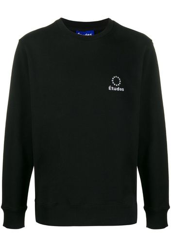 logo embroidered sweatshirt