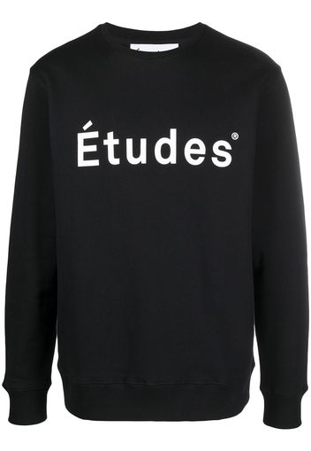 Etudes logo print sweatshirt - Nero