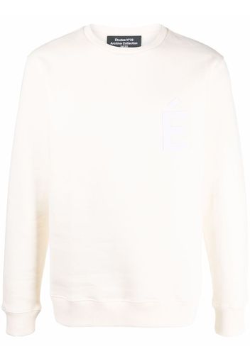 Etudes organic cotton logo-patch sweatshirt - Toni neutri