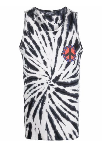 Etudes Top con fantasia tie dye - Nero