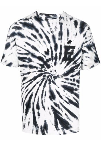 Etudes T-shirt con fantasia tie dye - Bianco