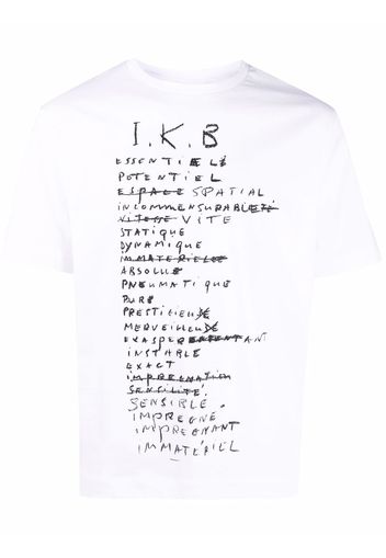 Etudes T-shirt Spirit I.K.B in cotone biologico - Bianco