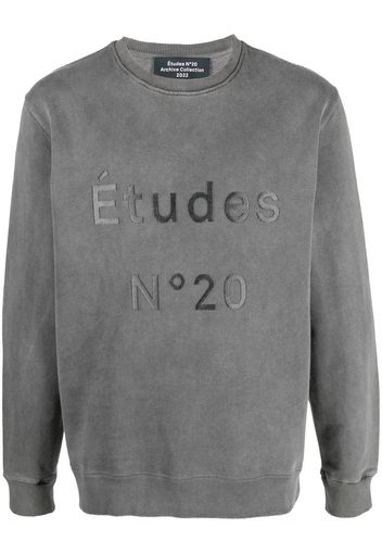 Etudes Felpa Story N20 con effetto vissuto - Grigio