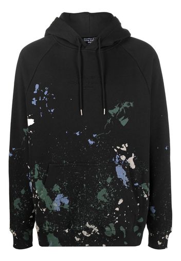 Etudes paint splatter detailed hoodie - Grigio