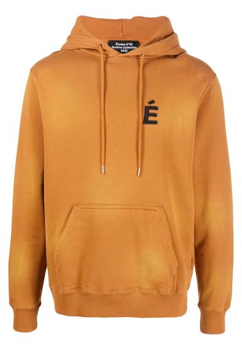 Etudes Klein logo-patch hoodie - Marrone