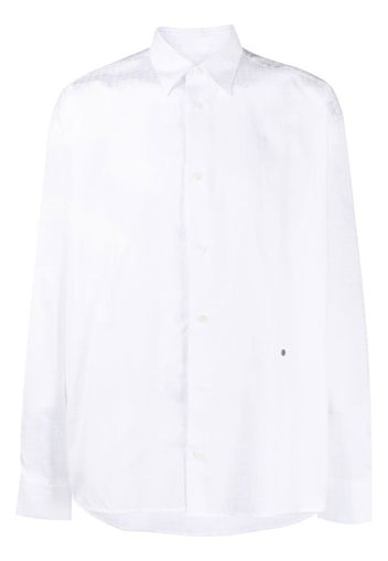 Etudes Lyrique monogram-stencil shirt - Bianco