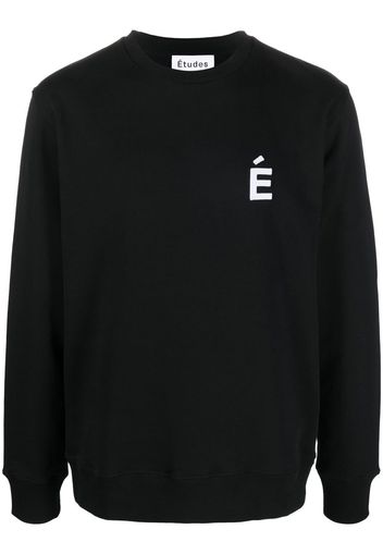 Etudes Story patch-logo sweatshirt - Nero