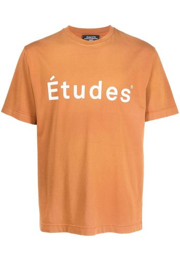 Etudes T-shirt con stampa - Marrone