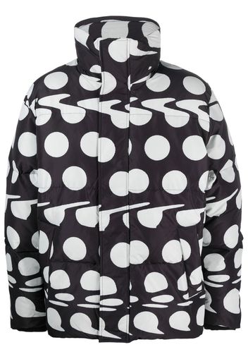 Etudes Polaris graphic-print padded jacket - Nero