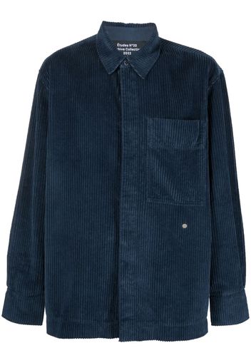 Etudes Camicia a coste - Blu