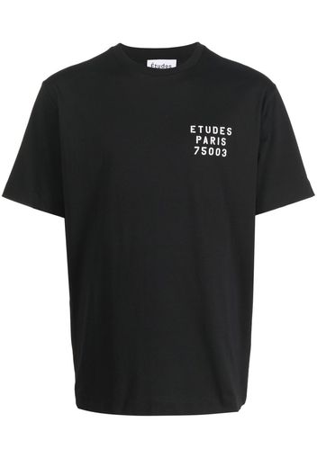 Etudes T-shirt Wonder Small Stencil - Nero