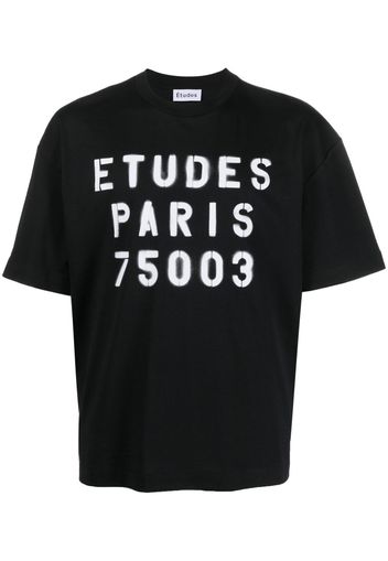 Etudes T-shirt con stampa - Nero